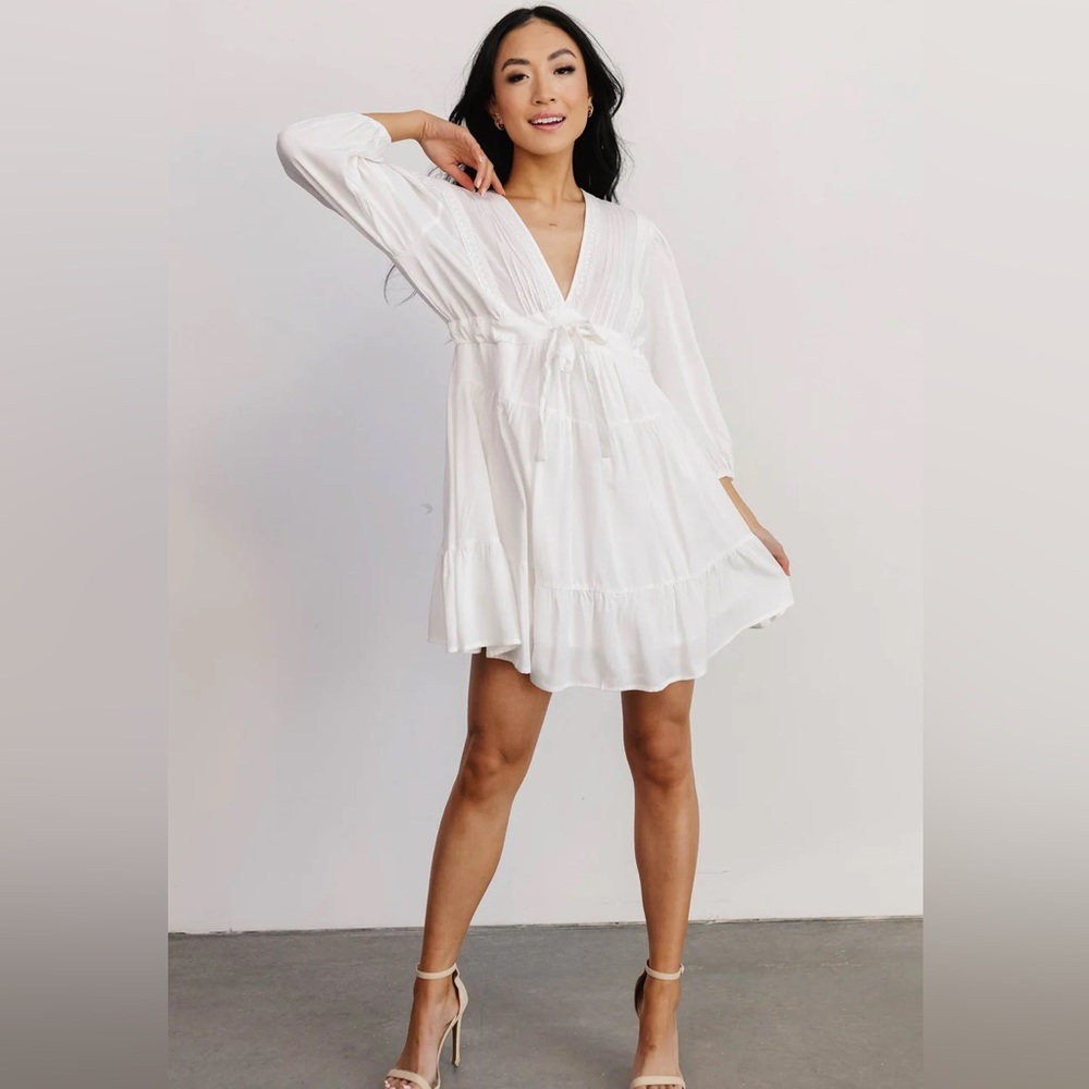 Baltic Born White Mini Dress